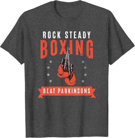 Rock Steady Boxing Beat Parkinson's Gloves and Stars