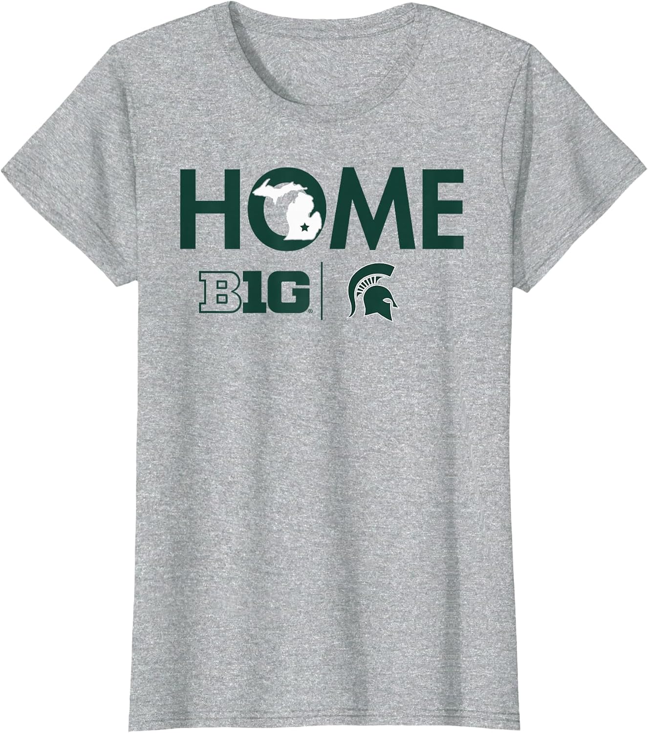 Michigan State Spartans Big 10 Home Gray Officially Licensed