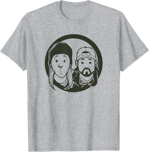 Jay and Silent Bob Simple Cartoon Faces