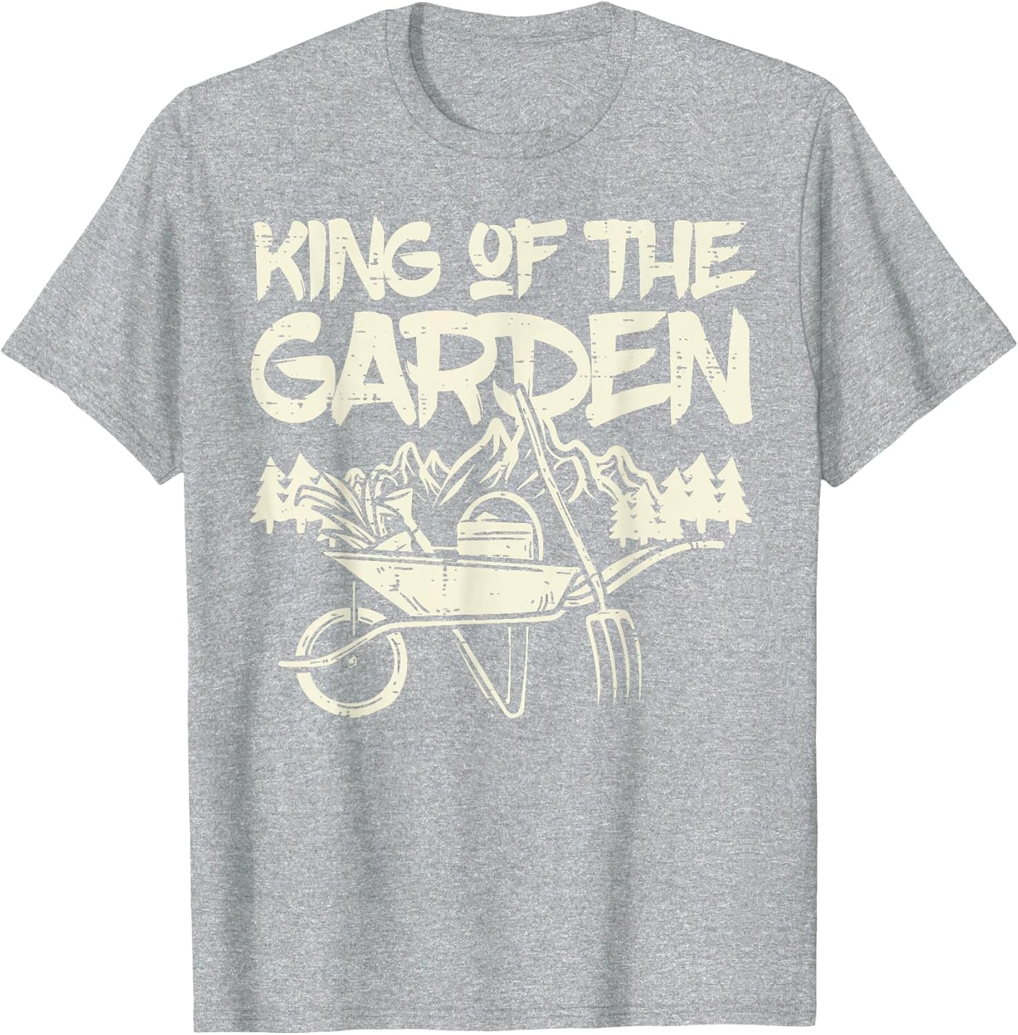 King of The Garden Cool Gardening Gardener Grandpa Dad Men