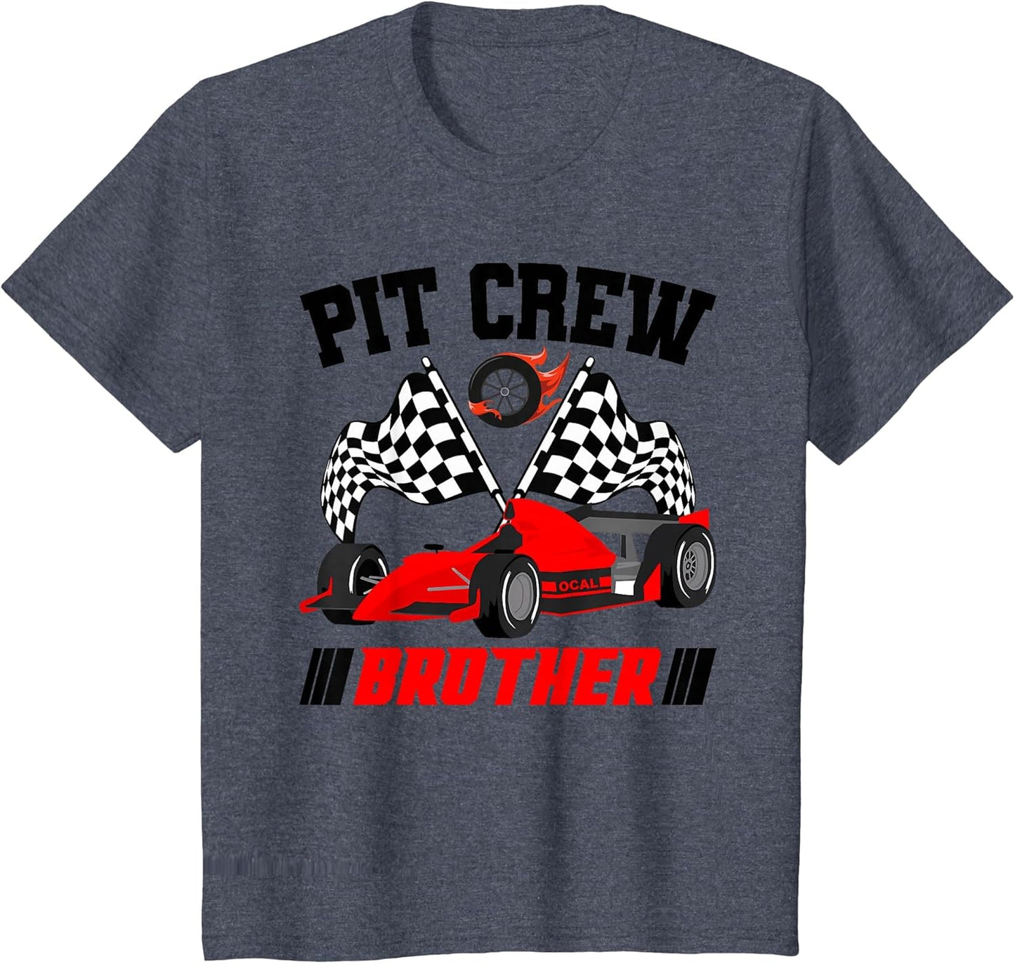 Brother Pit Crew Race Birthday Party Racing Matching Family