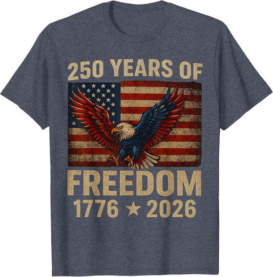 250 Years American Flag Anniversary USA 250th Birthday