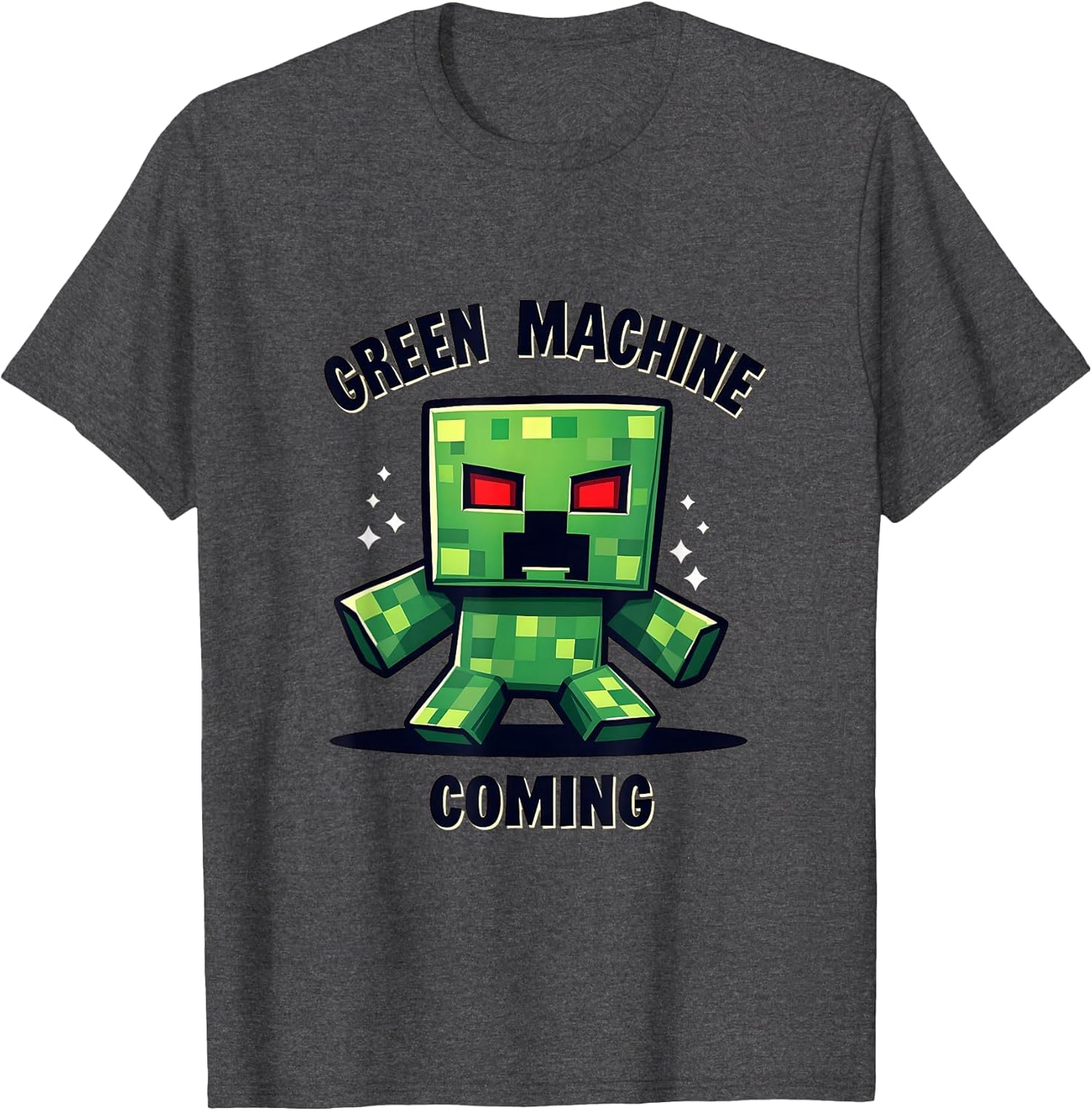 Green Machine Coming Bold Graphic Design