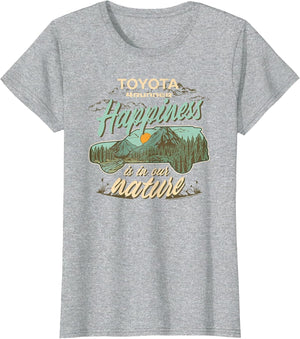 Toyota 4 Runner Happiness in The Nature Retro Chest Logo