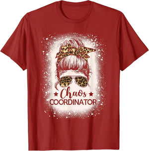 Chaos Coordinator Leopard Messy Bun Bleached Girls Women