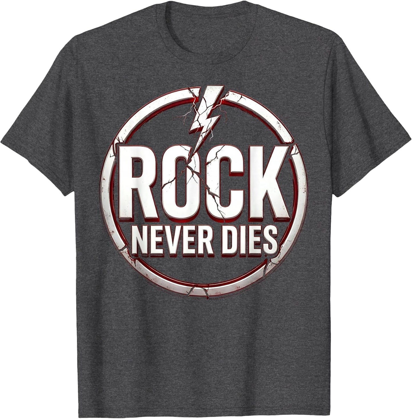 Rock Never Dies Bold Rock Band Graphic Design