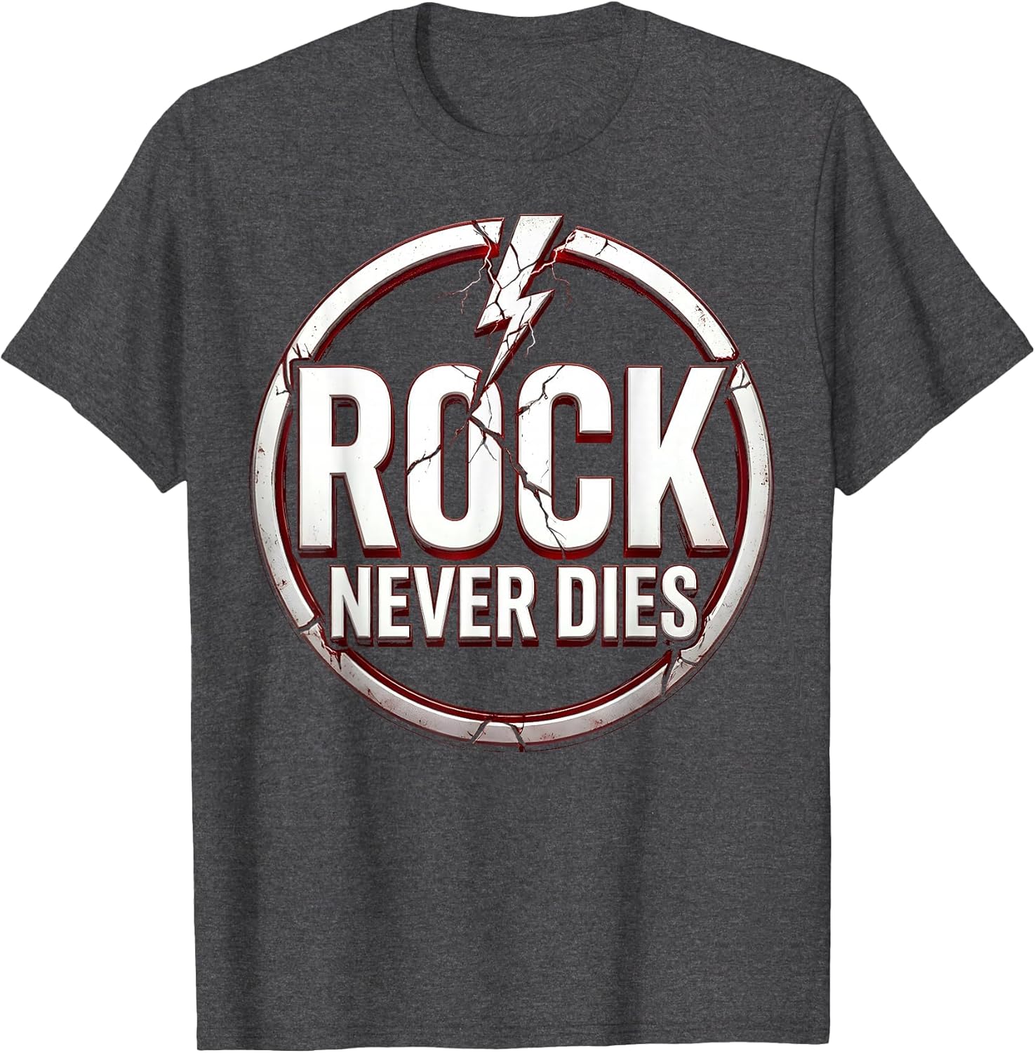 Rock Never Dies Bold Rock Band Graphic Design