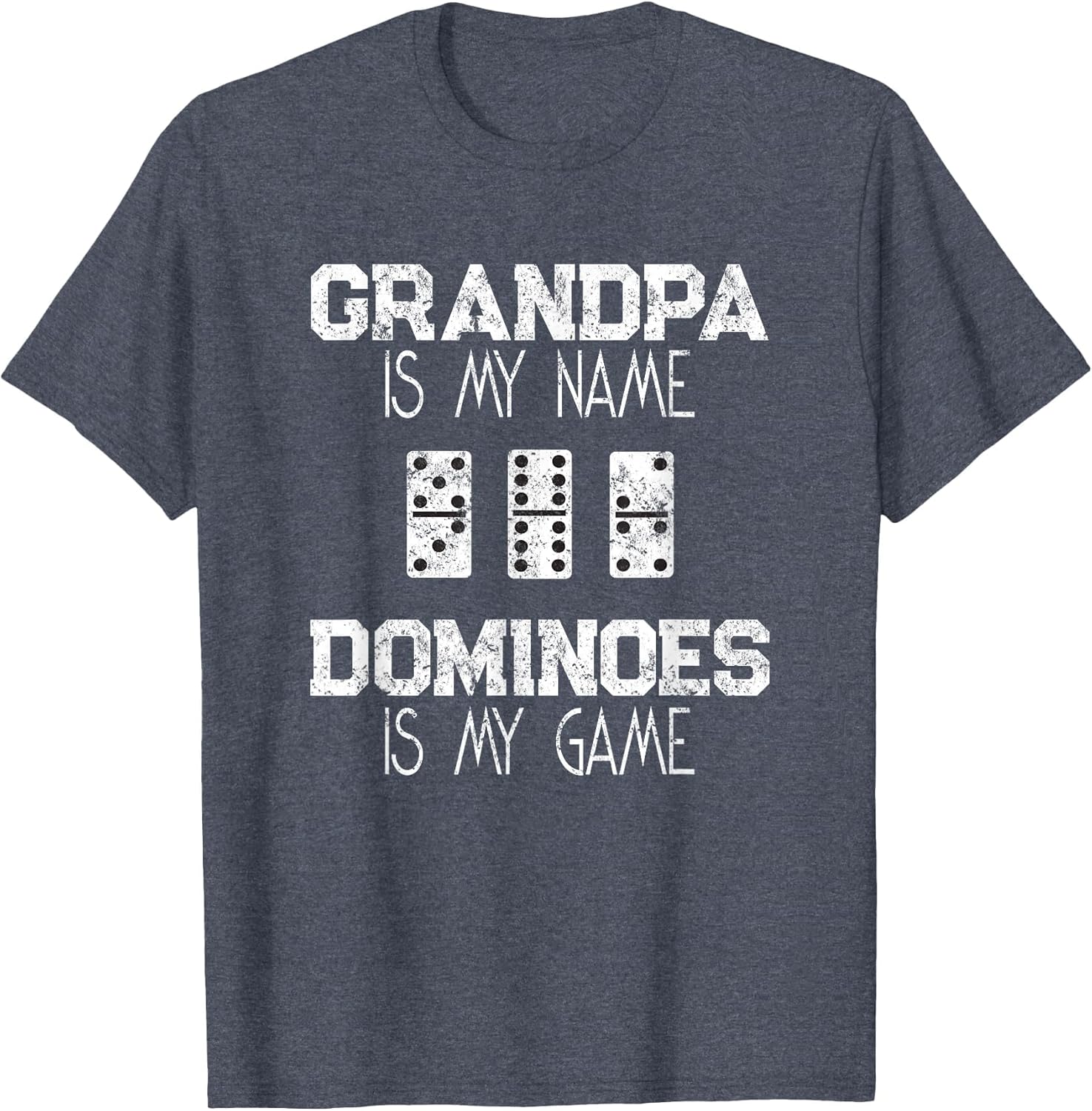Vintage Double Six Dominoes Game Themed Domino Grandpa