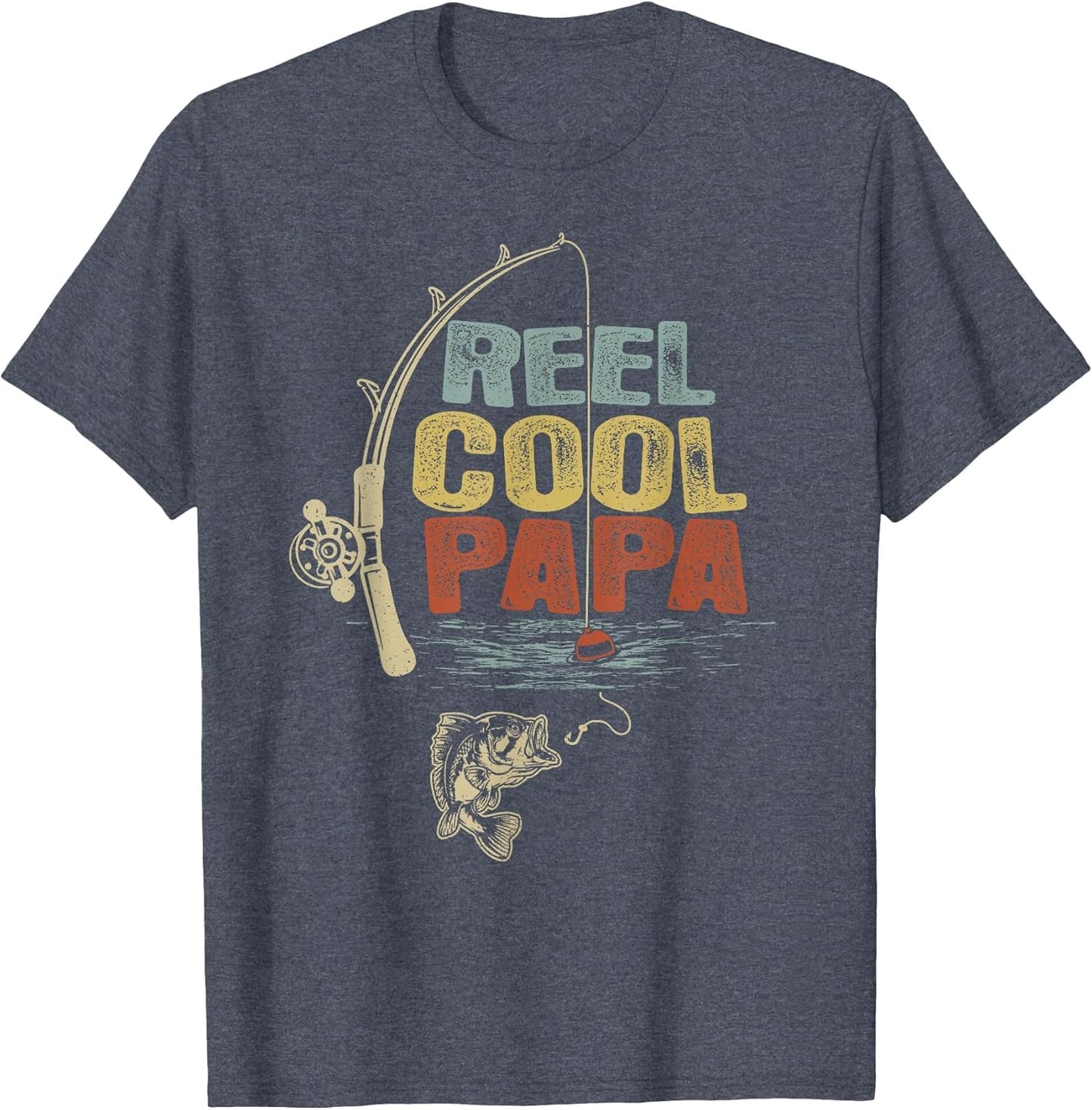 Funny Fisherman Vintage Reel Cool Papa
