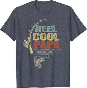 Funny Fisherman Vintage Reel Cool Papa
