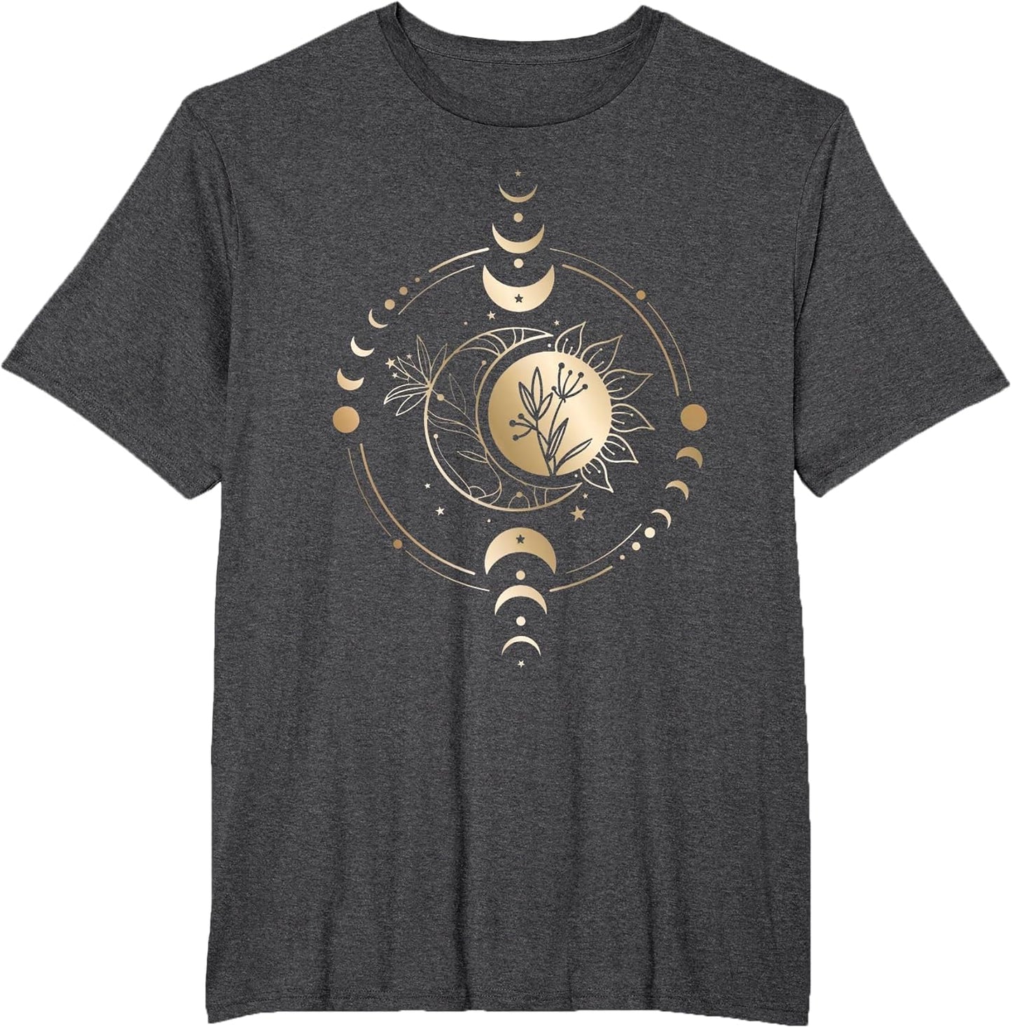 Mystic Moon and Sun Phase Celestial Boho Vintage