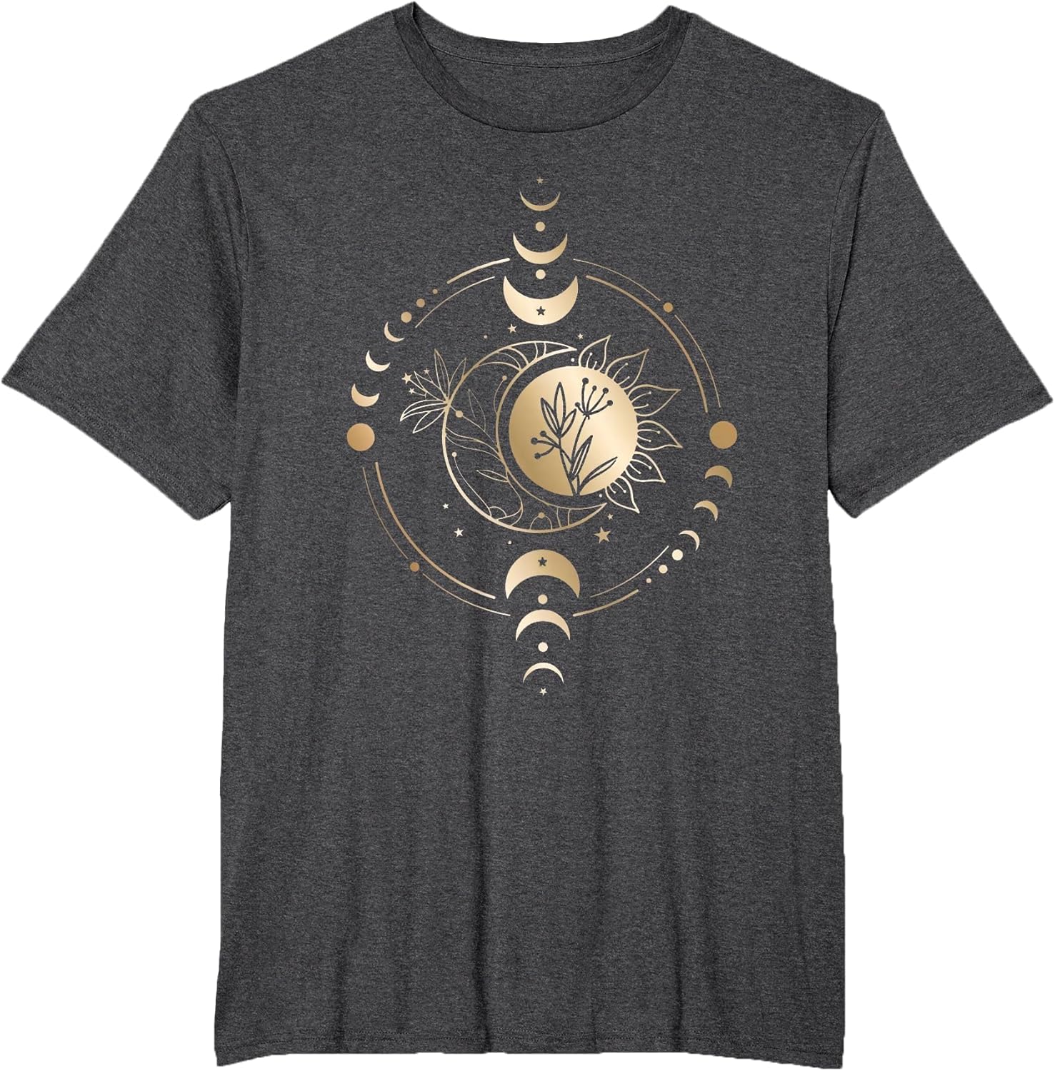 Mystic Moon and Sun Phase Celestial Boho Vintage