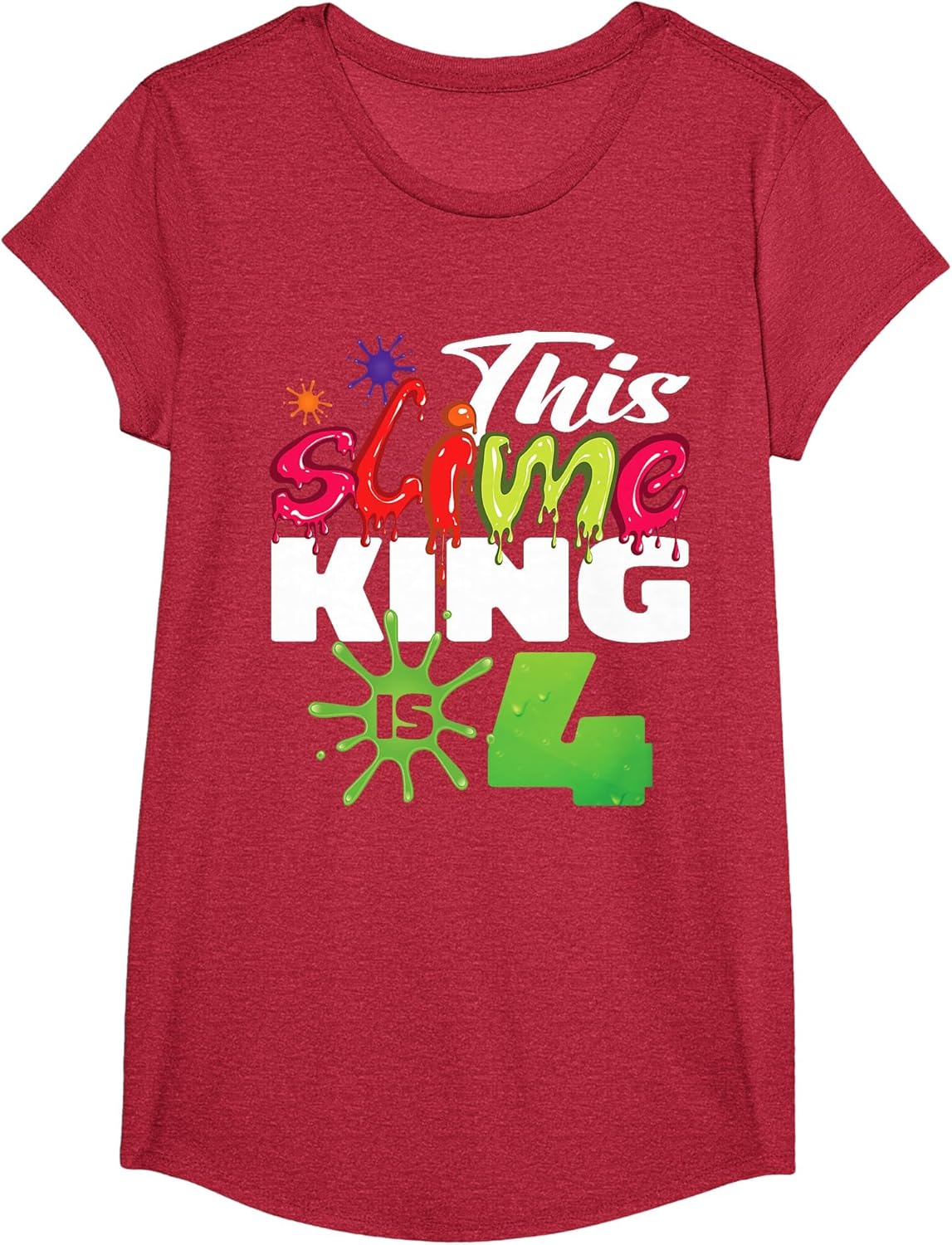 This Slime King is 4 Year Old Birthday Boy 4th Birthday