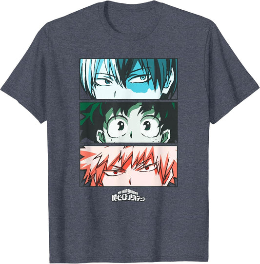 My Hero Academia Todoroki Deku Bakugo Eyes Anime