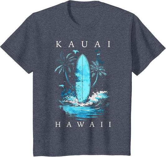 Kauai Hawaii Vintage Surf Beach Surfing Surfer Souvenir