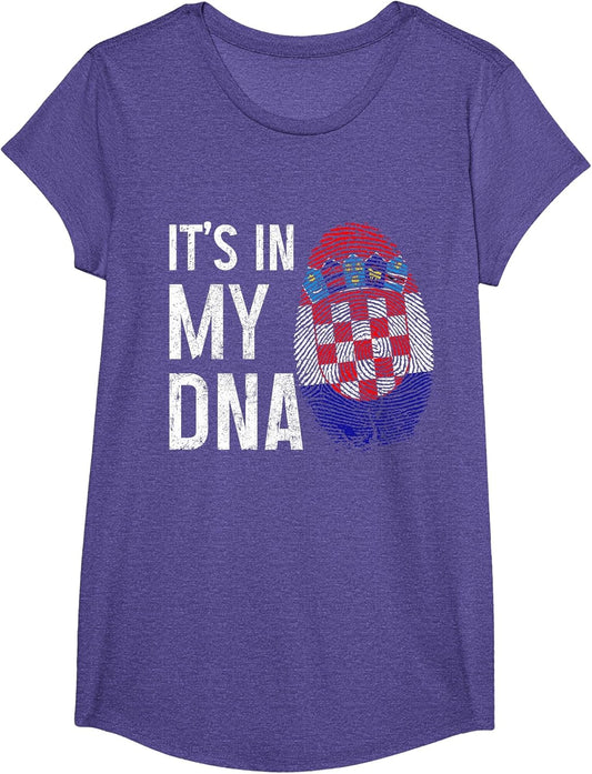 Croatia It's in My DNA Croatian Flag Pride Heritage
