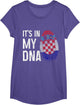 Croatia It's in My DNA Croatian Flag Pride Heritage