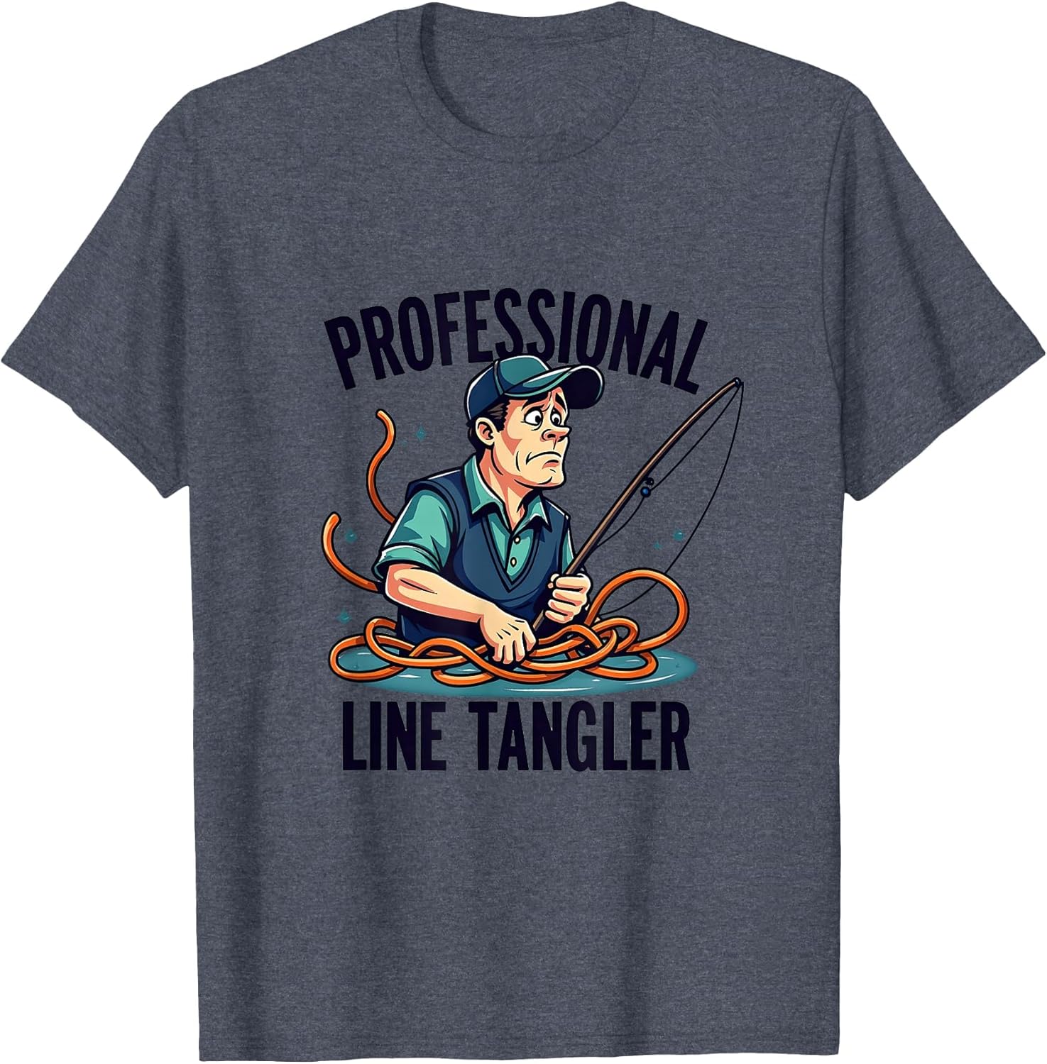 Professional Line Tangler Funny Fishing Design