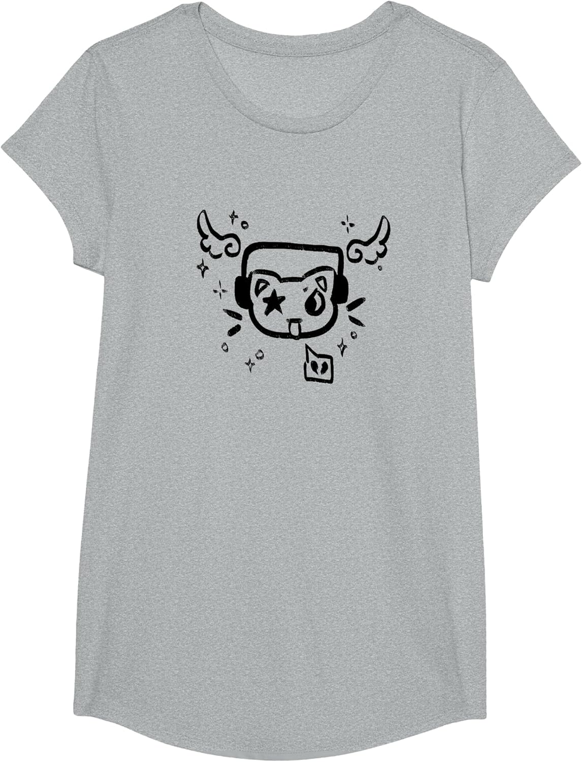 Y2K 90s Cat with Headphone Headset