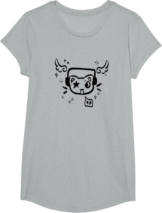 Y2K 90s Cat with Headphone Headset