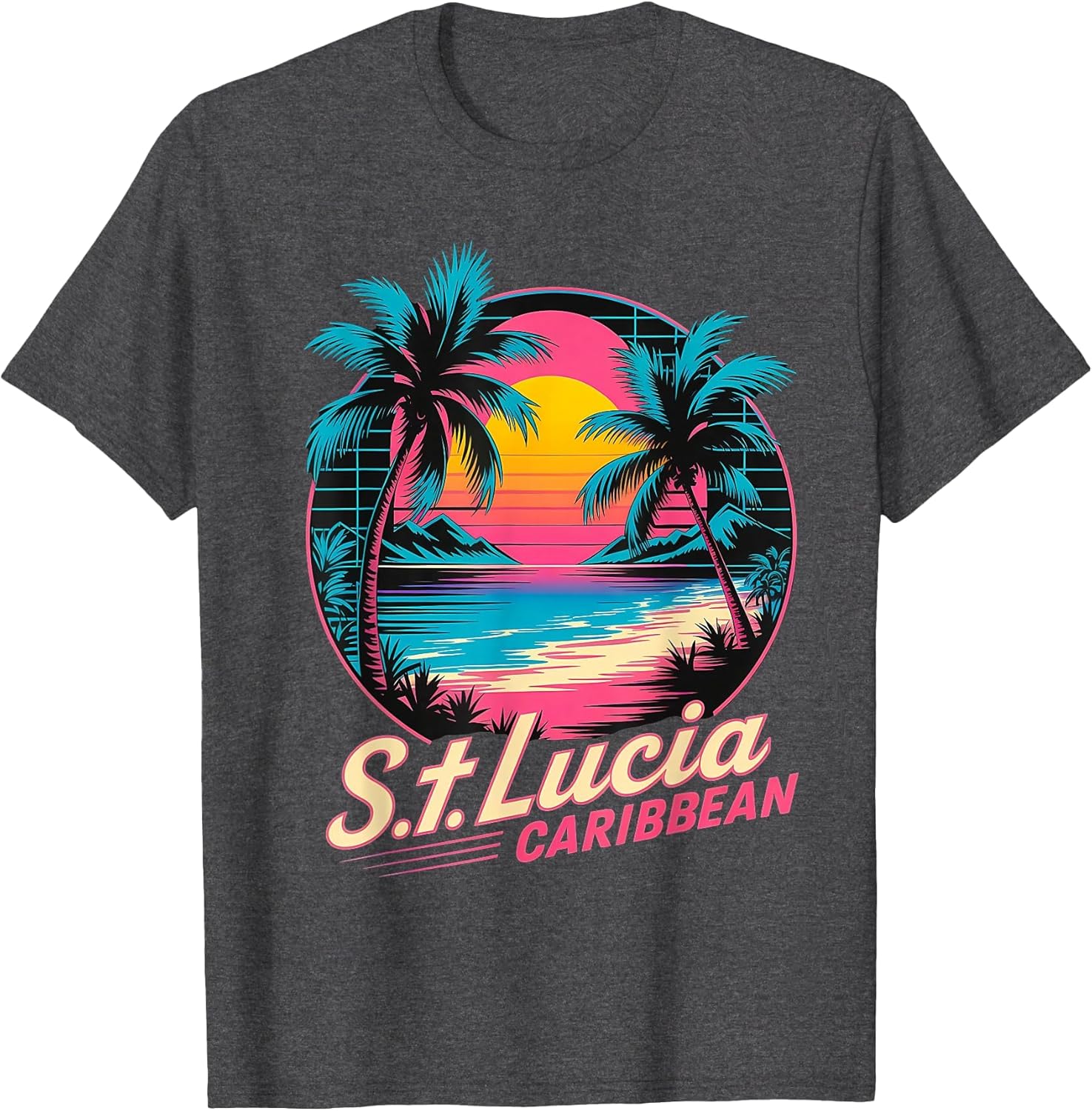 St Lucia Souvenir Summer Saint Lucia Retro Vintage
