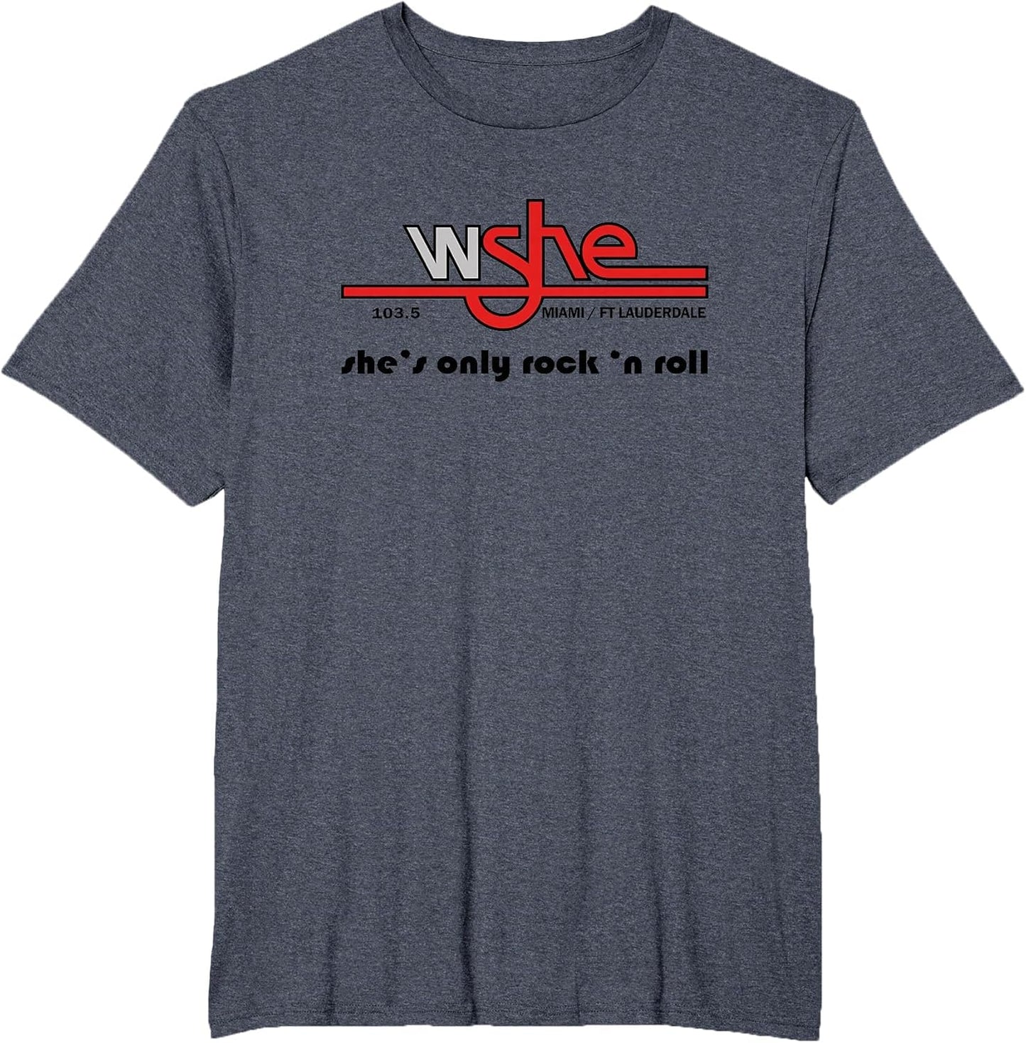 WSHE 103.5 Miami Classic Rock Retro Vintage Radio Design