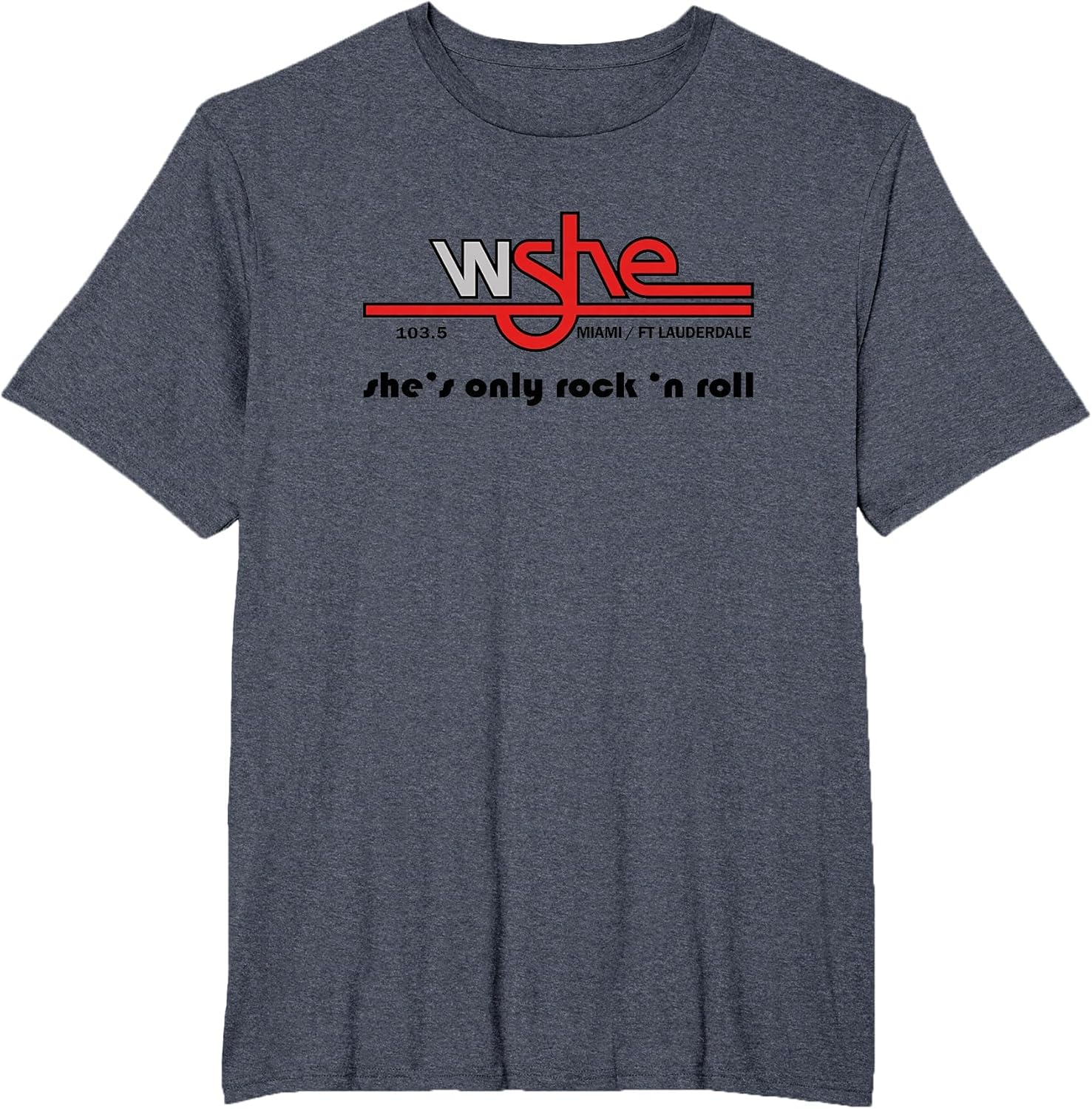 WSHE 103.5 Miami Classic Rock Retro Vintage Radio Design