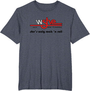 WSHE 103.5 Miami Classic Rock Retro Vintage Radio Design