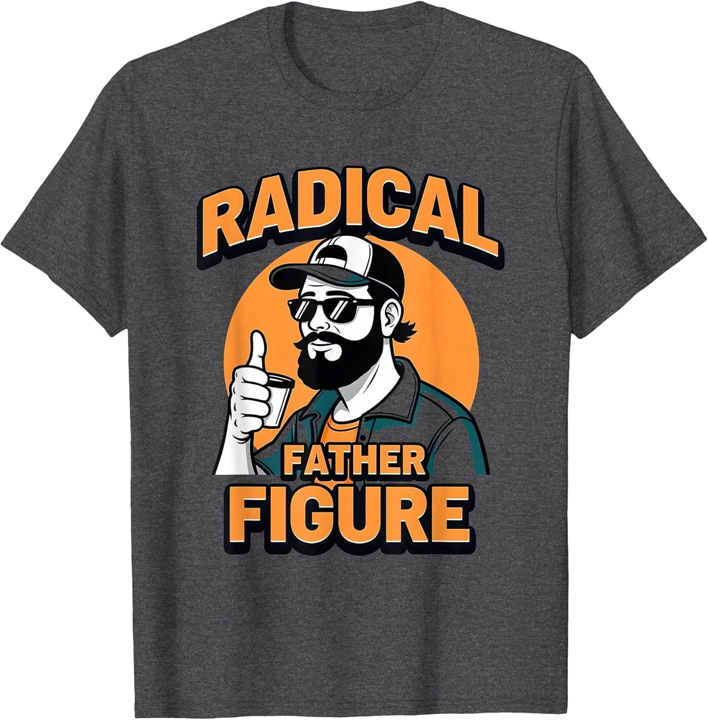 Radical Father Figure Rad Dad Graphic Design
