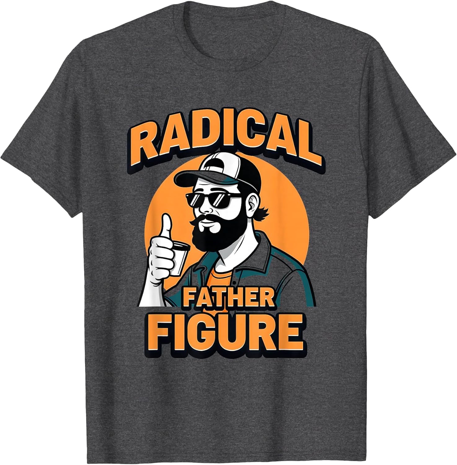 Radical Father Figure Rad Dad Graphic Design