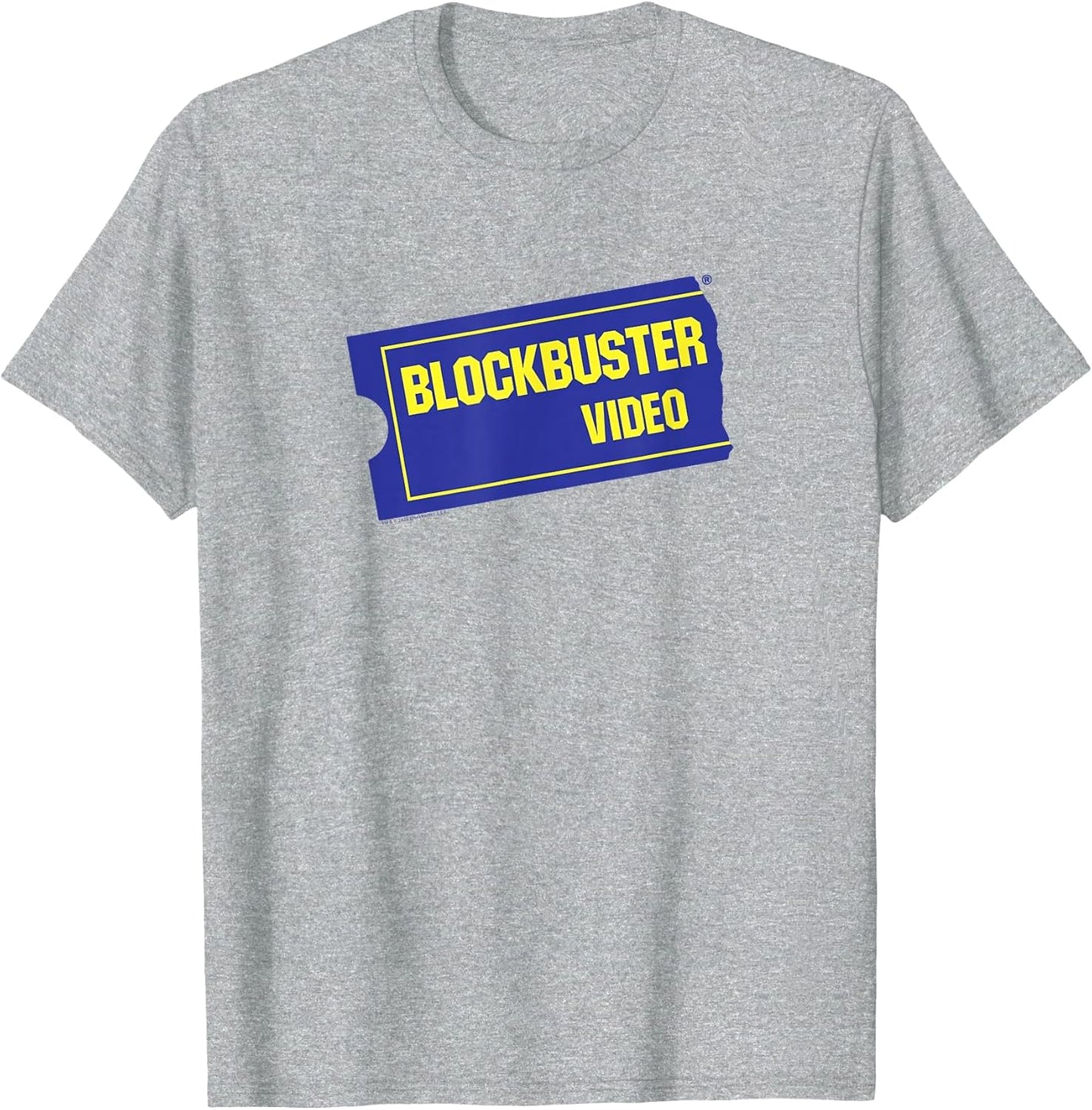 Blockbuster Vintage Ticket Logo Retro Video Rental Store
