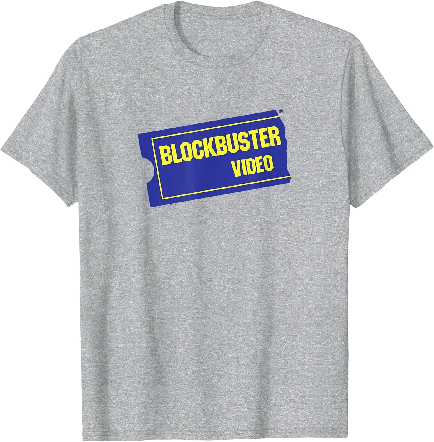 Blockbuster Vintage Ticket Logo Retro Video Rental Store