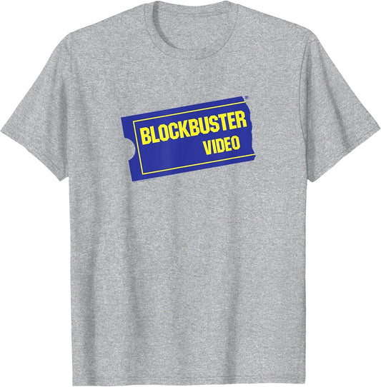Blockbuster Vintage Ticket Logo Retro Video Rental Store