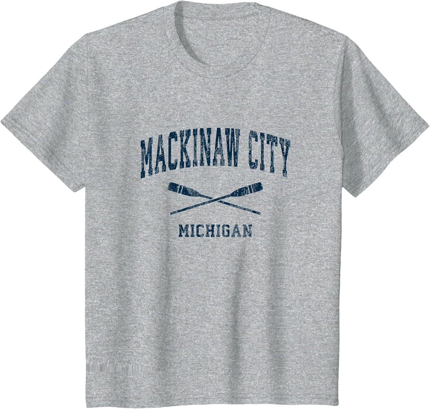 Mackinaw City Michigan Vintage Nautical Paddles Sports Oars