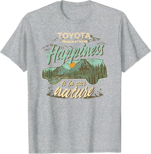Toyota 4 Runner Happiness in The Nature Retro Chest Logo