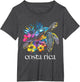 Costa Rica Sea Turtle Flowers Diving Surfer Souvenir
