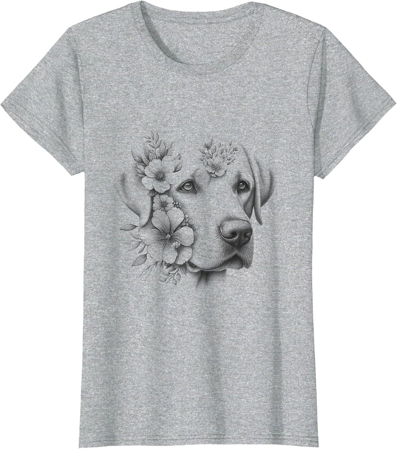 Floral Labrador Retriever Lab Flower Dog Mom Design