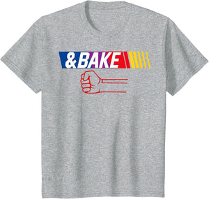 Dad Kid Matching Shake and Bake, Bake