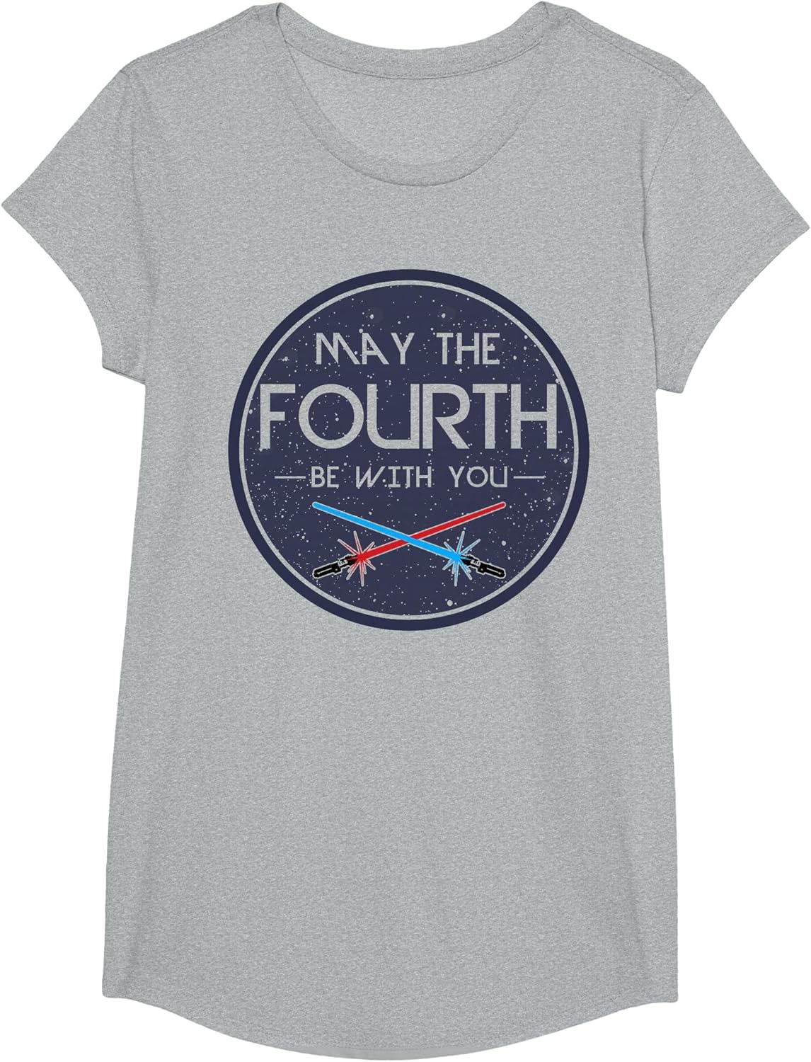 Star Wars May The Fourth Be With You Retro Circle Logo