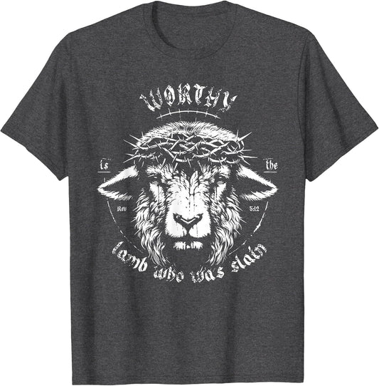 Worthy is The Lamb Who was Slain Revelation 5 12 Faith Art