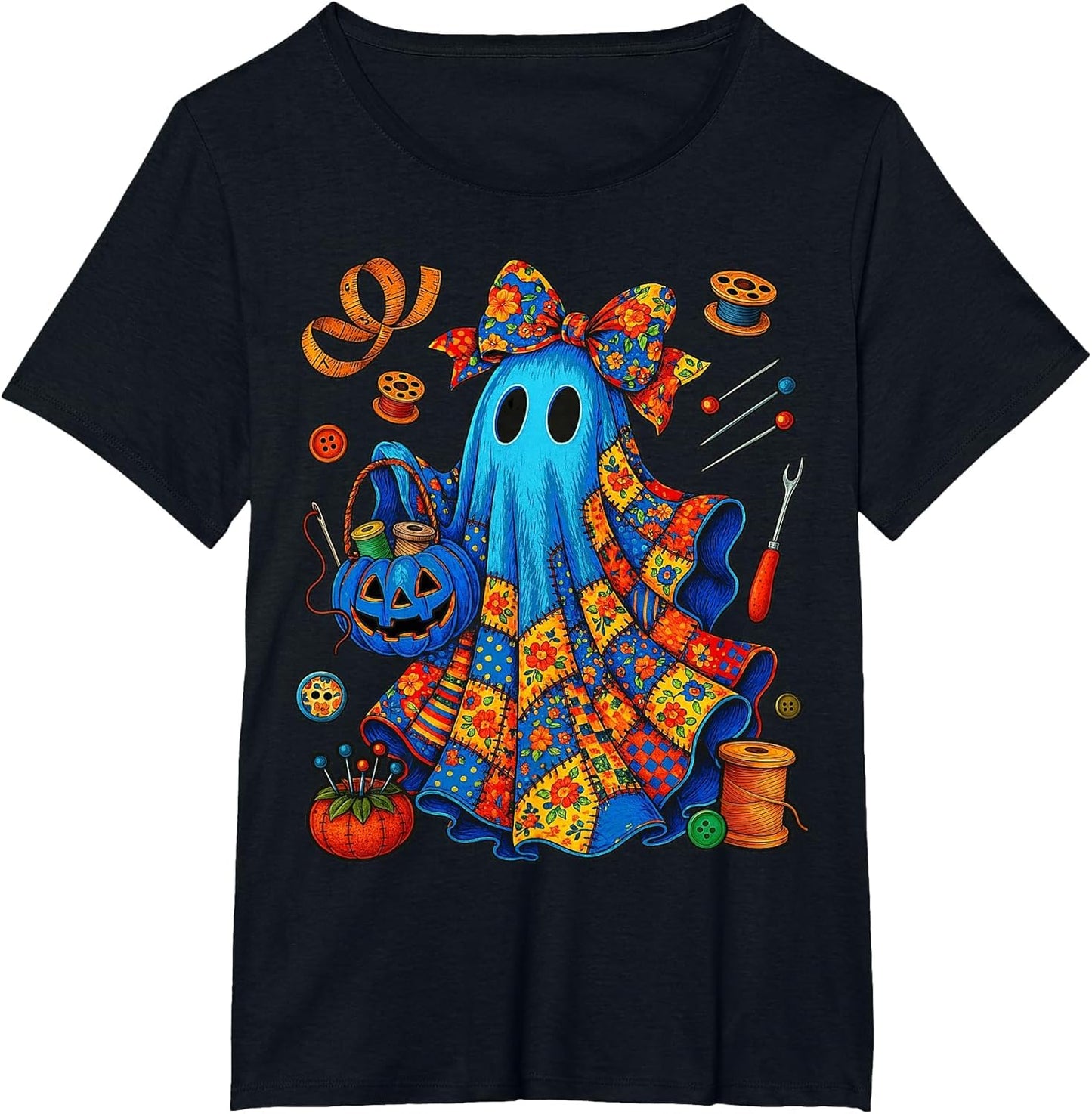 Halloween Boo Ghost Patchwork Quilter Quilting Sewing