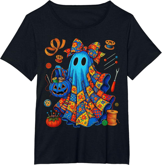 Halloween Boo Ghost Patchwork Quilter Quilting Sewing