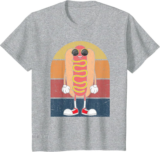 Cool Hot Dog Fast Food Sunglasses Weiner Foodie Retro Hotdog