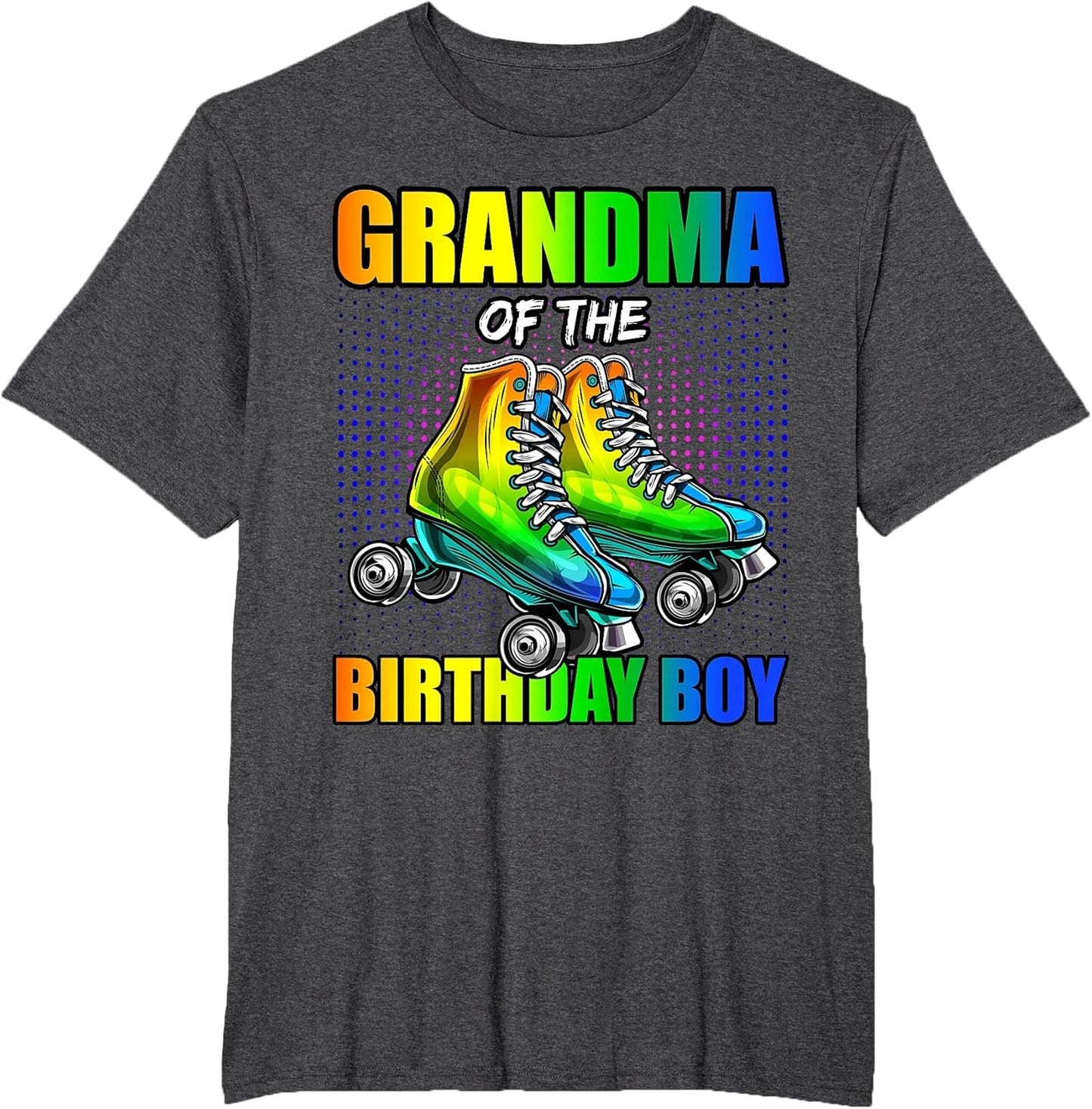 Grandma Birthday Boy Roller Skating Birthday Matching Family
