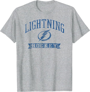 Tampa Bay Lightning Vintage Hockey Gray Officially Licensed
