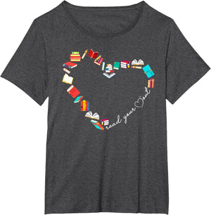 Read Your Heart Out Love Book Reading Librarian Bookworm