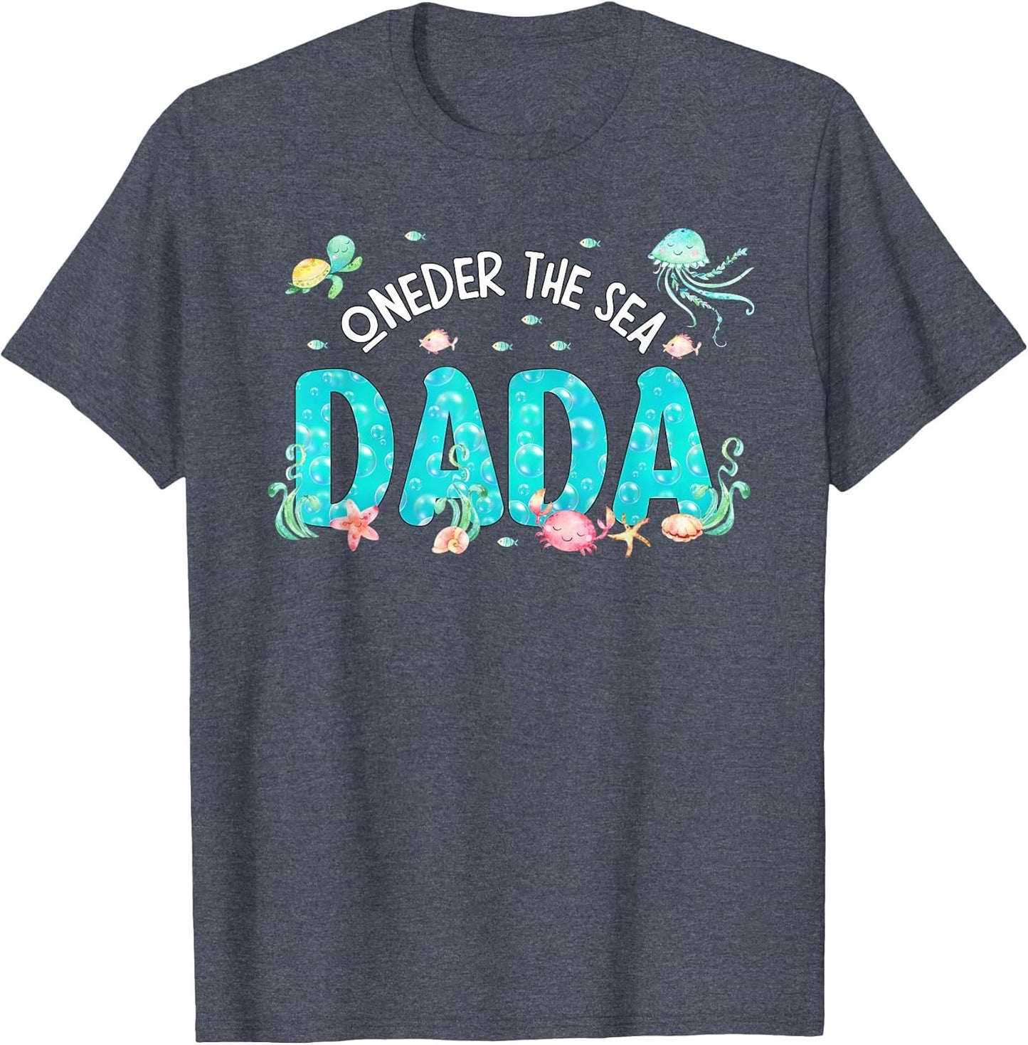 Under Sea Dada Birthday Girl Boy Matching Family Party