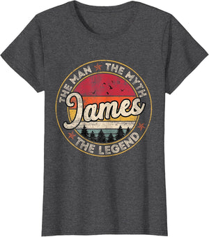 James The Man The Myth The Legend Personalized Name