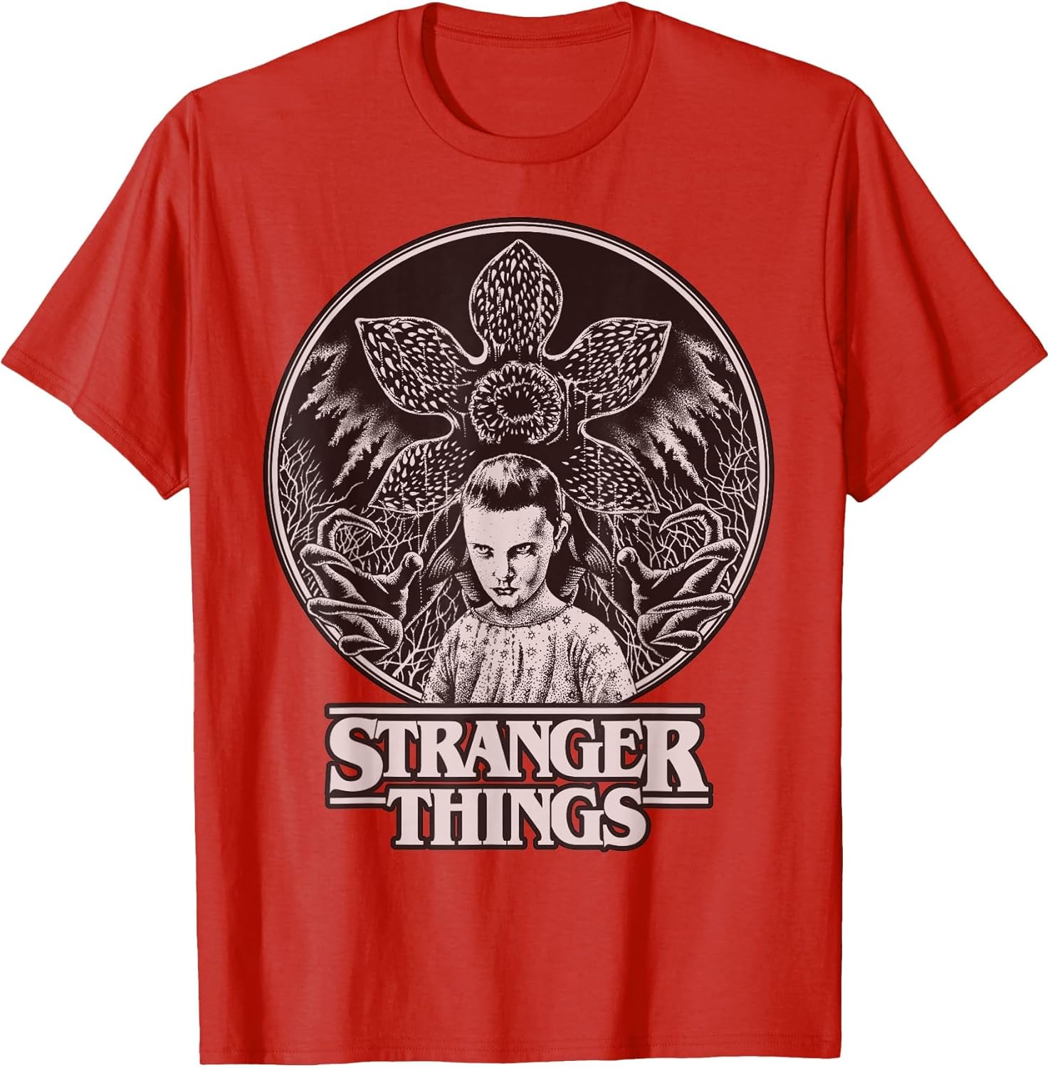 Netflix Stranger Things Eleven and Demogorgon Circle