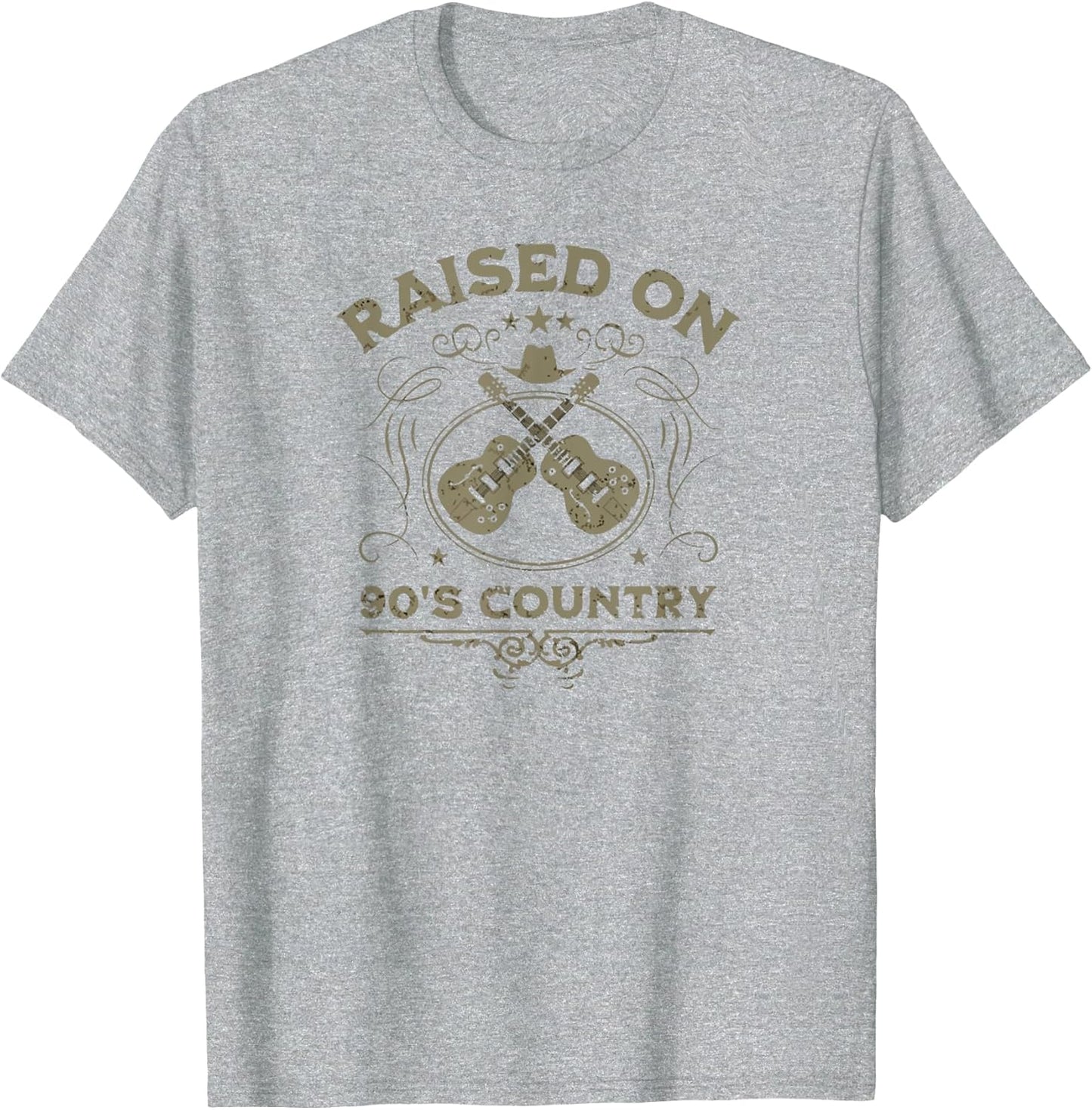 Raised On 90's Country Music Vintage Funny Retro Southern